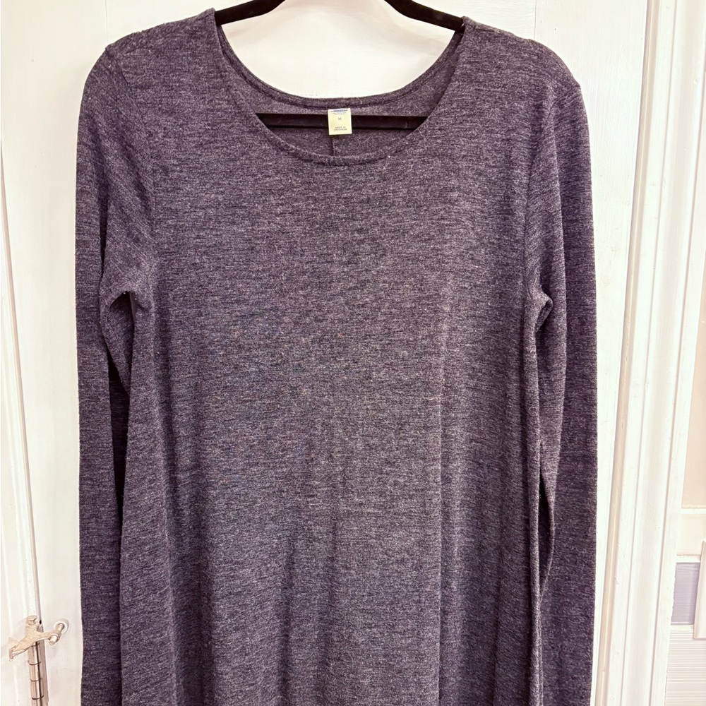 Old Navy Charcoal Long Sleeve Dress